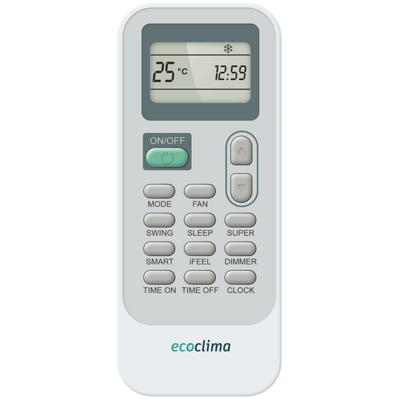 Фото Настенный кондиционер Ecoclima ECW-HE07/BB-4R2 + EC-HE07/B-4R2, белый , изображение 2 — купить в Москве