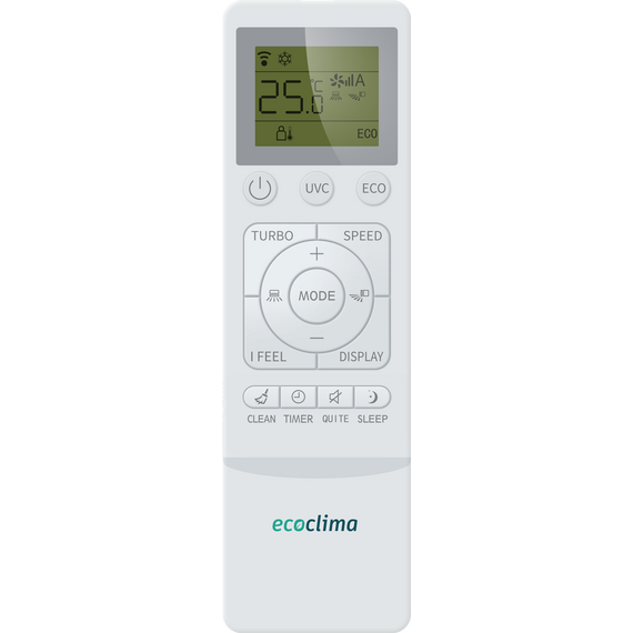 Фото Настенный кондиционер Ecoclima ECW/I-CH09/AAS-4R1 (Silver) + EC/I-CH09/A-4R1 (White), белый , изображение 5 — купить в Москве