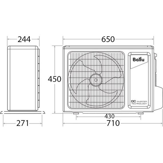 Сплит-система BALLU BSGRI-07HN8_22Y Greenland DС Inverter, изображение 6