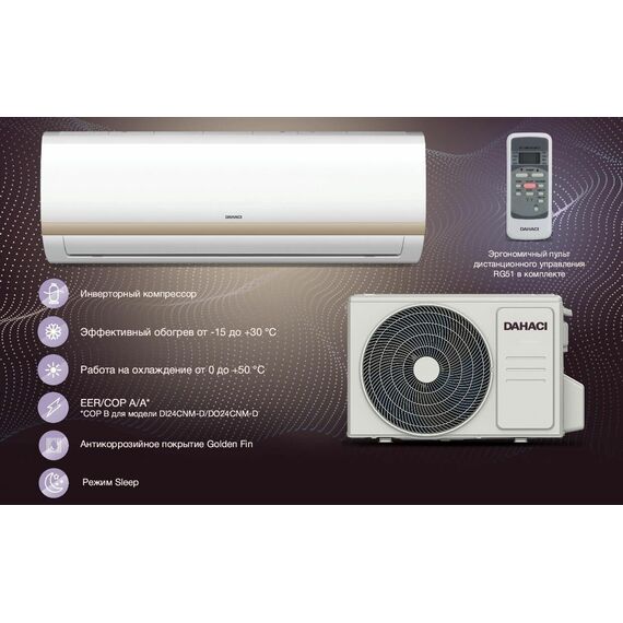 Сплит-система DAHACI NiceME DI18CNM-D/DO18CNM-D — фото , изображение 5, цена, характеристики