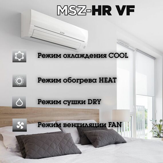 Сплит-система Mitsubishi Electric Classic MSZ-HR60VF/MUZ-HR60VF — фото , изображение 3, цена, характеристики