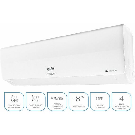 Фото Сплит-система BALLU BSGRI-09HN8_22Y Greenland DС Inverter , изображение 16 — купить в Москве