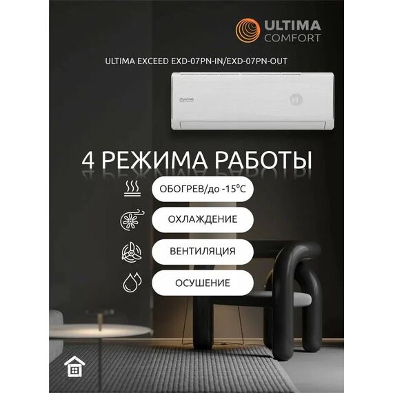 Фото Сплит-система ULTIMA COMFORT серии EXCEED EXD-12PN , изображение 2 — купить в Москве