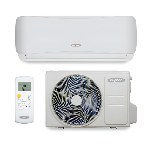 Фото Сплит-система Бирюса Safari B-18SPR/B-18SPQ, площадь до 50 кв.м, охлаждение/обогрев, белая  — купить в Москве