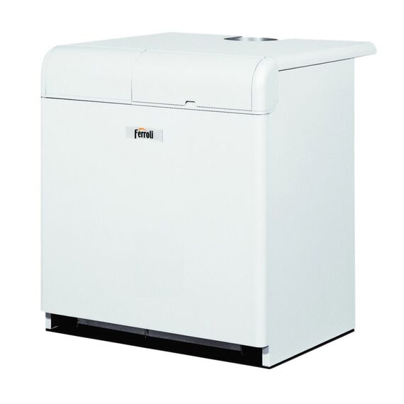 Фото Котел газовый Ferroli PEGASUS 56 с чугунным теплообменником, напольный, 1 конт, откр. кам. сгор.  — купить в Москве