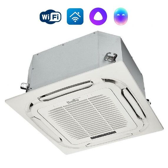 Фото Комплект Ballu BLCI_A_C-18HN8_V3 инверторной сплит-системы, кассетного типа  — купить в Москве