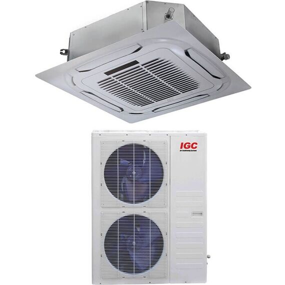 Фото Кассетный кондиционер IGC ICX-48HS/U, пульт ДУ, встроенный фильтр, мощность 48000 BTU  — купить в Москве