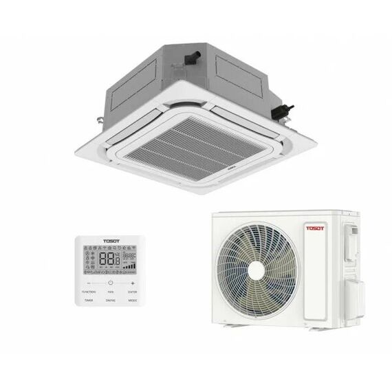 Фото Кондиционер кассетный  TOSOT T36H-ILCA, R 32, Wi-Fi, инверторная, площадь 100 м?, A класс энергопотребления  — купить в Москве
