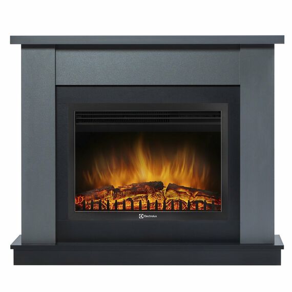 Фото Каминокомплект Firelight: Очаг EFP/P-2520LS N, портал Canto 25 графит  — купить в Москве