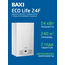 Фото Котел газовый настенный двухконтурный Baxi ECO Life 24 F, закрытая камера сгорания  — купить в Москве