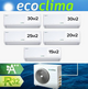 Фото Наружный блок Ecoclima, инверторная, белый, площадь 120 м?, CM5-TC42/4R2  — купить в Москве